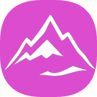 OutPack logo showing a feather with mountains